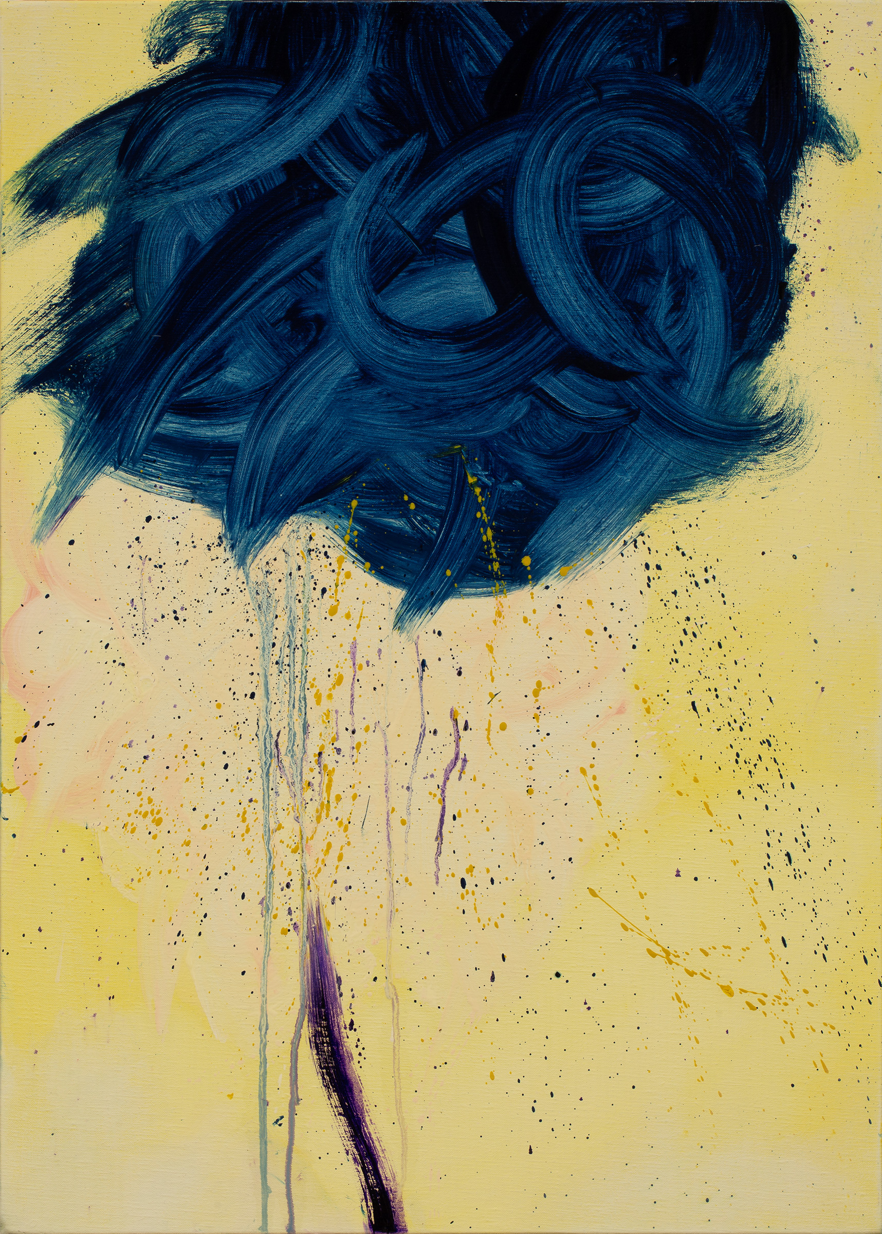 Cercando nuvole dentro di me n. 5, 2022 | Oil on canvas, 70 x 50 cm