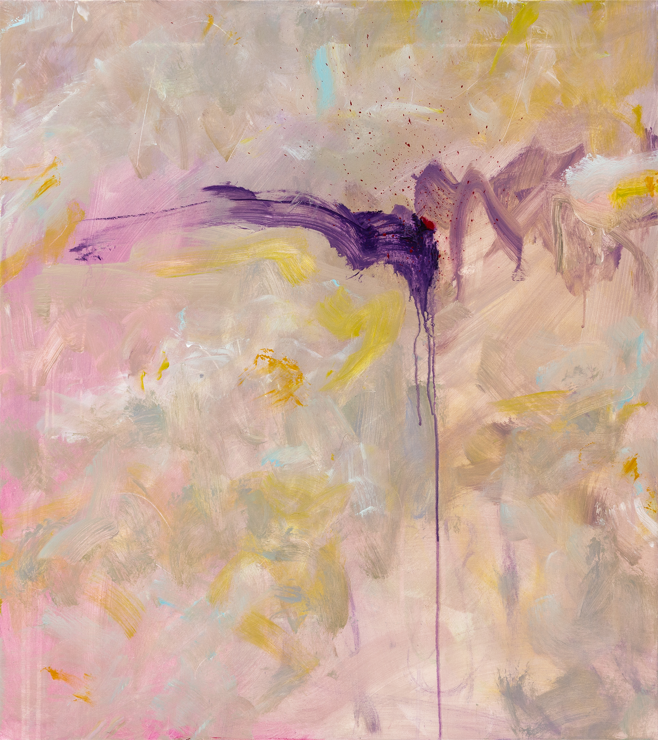 Piccoli frammenti di vita n. 1, 2025 | Acrylic on canvas, 90 x 80 cm