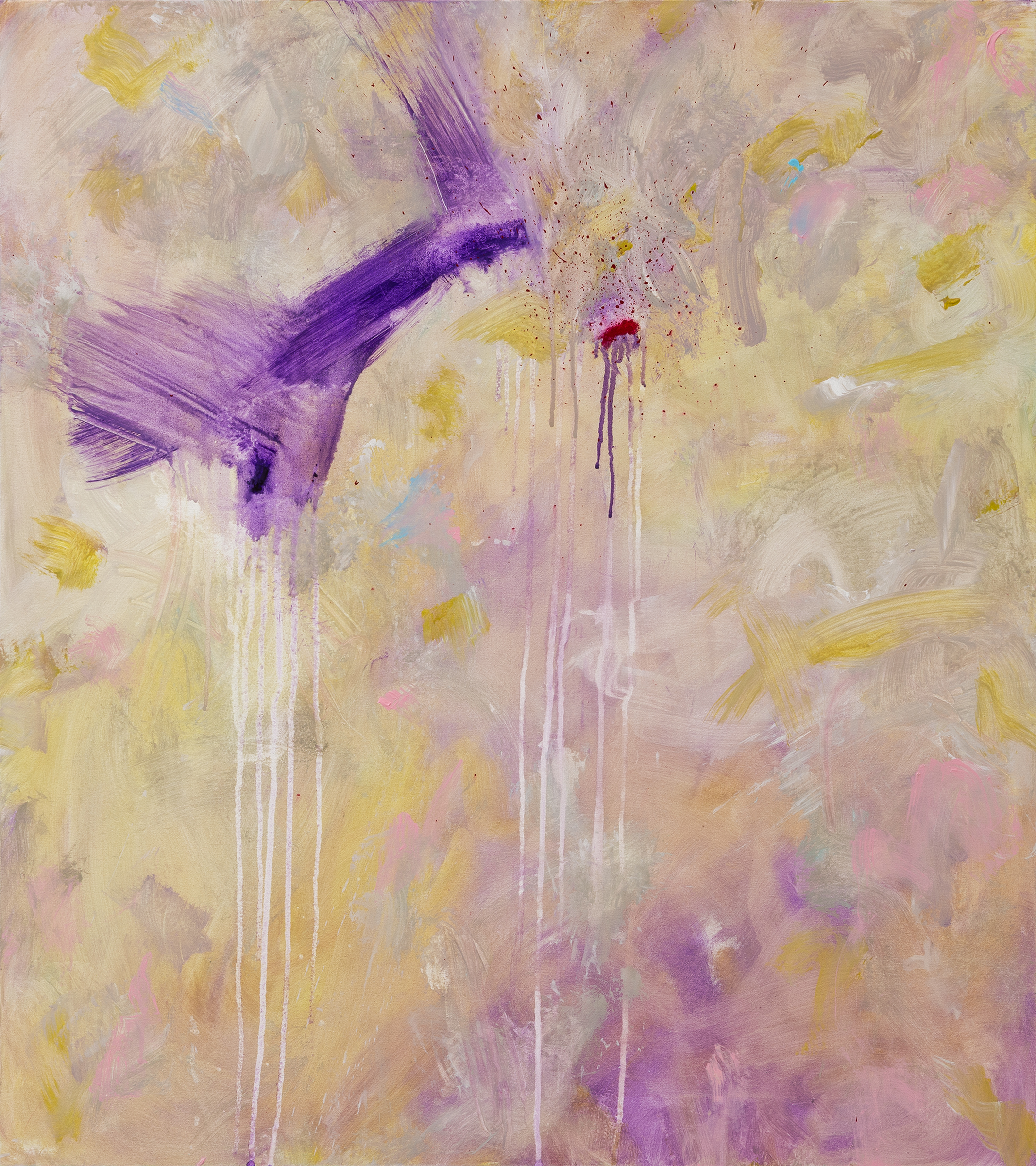 Piccoli frammenti di vita n. 2, 2025 | Acrylic on canvas, 90 x 80 cm