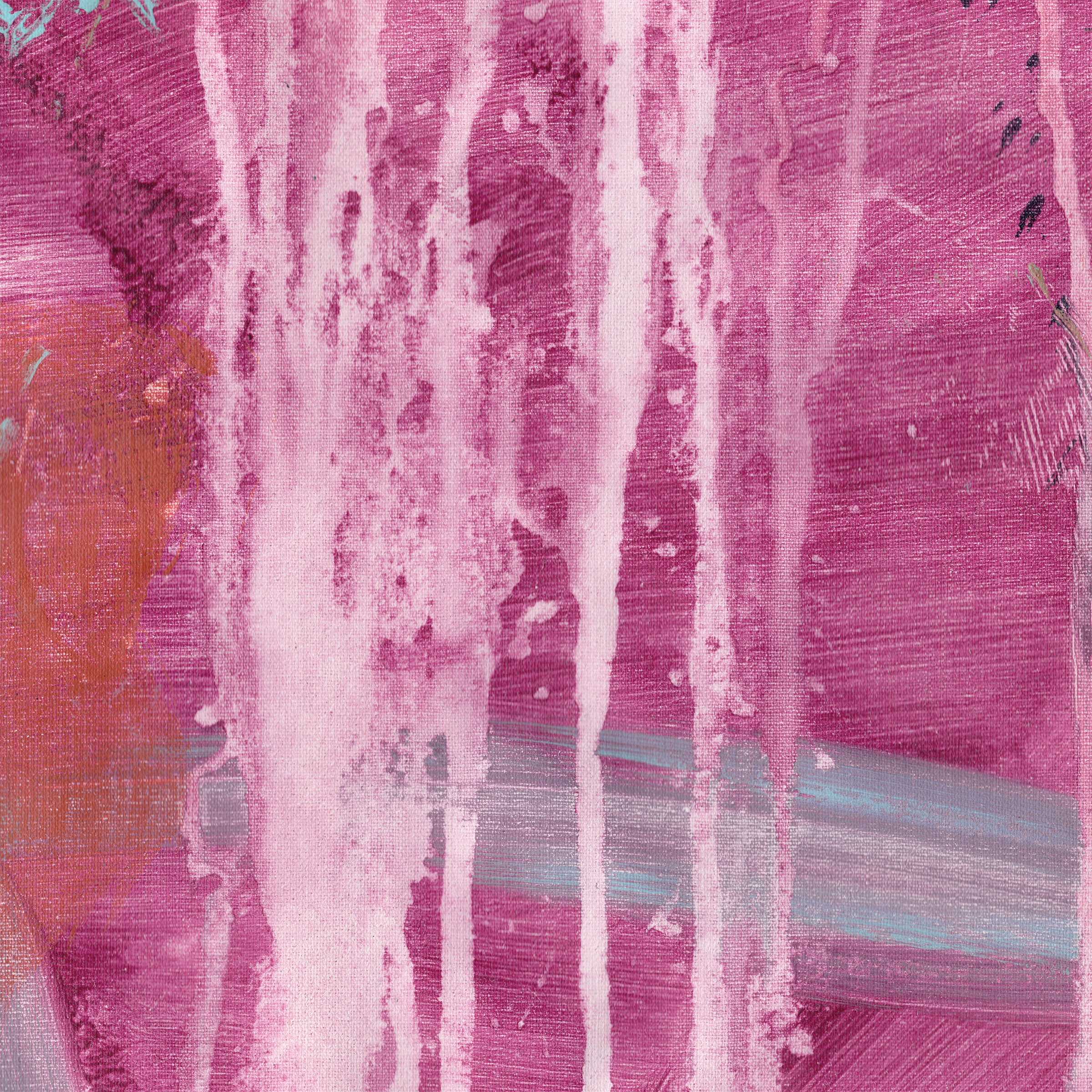 Untitled, 2025 | Triptych 2/3, Acrylic on canvas, 16 x 16 cm